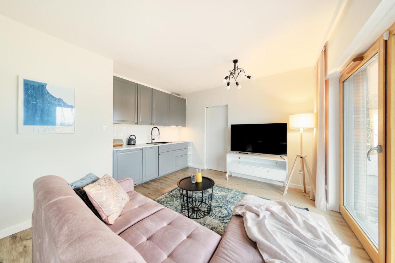 Apartament Nadmotlawski Sen Gdańsk Buitenkant foto